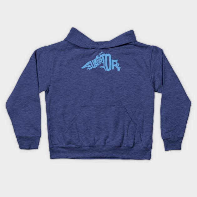 Superior Kids Hoodie by MindsparkCreative